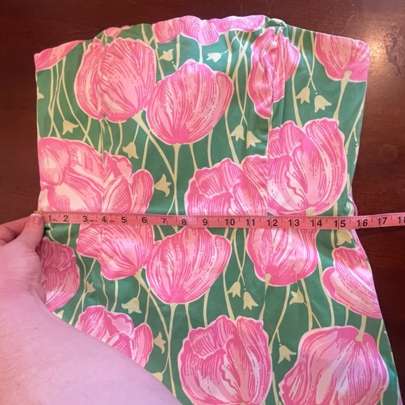 Lilly Pulitzer First Call Tulip Print Strapless Dress - Picture 7 of 9